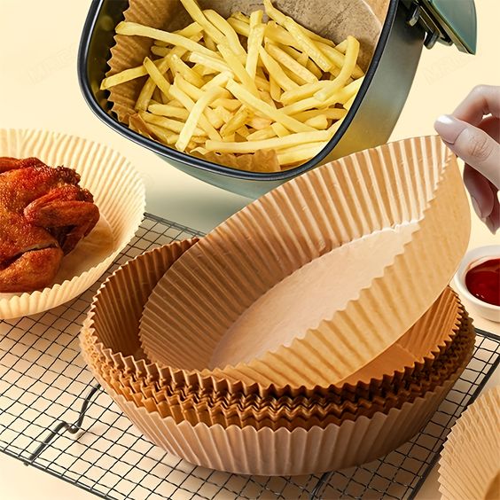 Pack de 100 papeles para air fryer