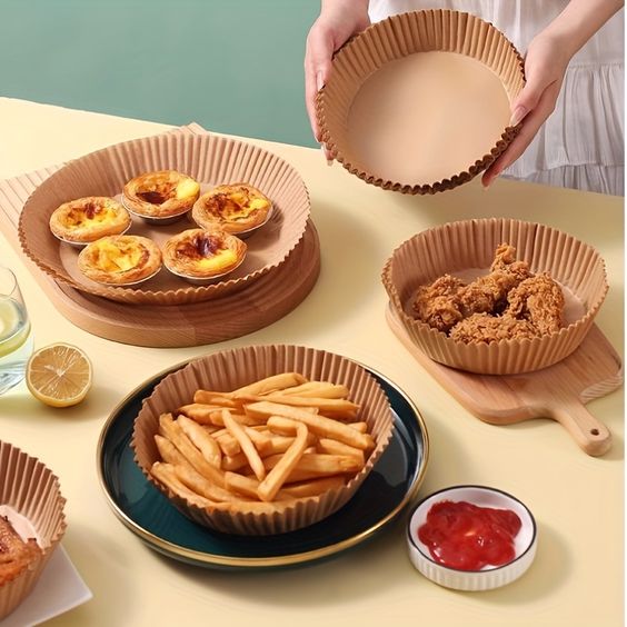 Pack de 100 papeles para air fryer