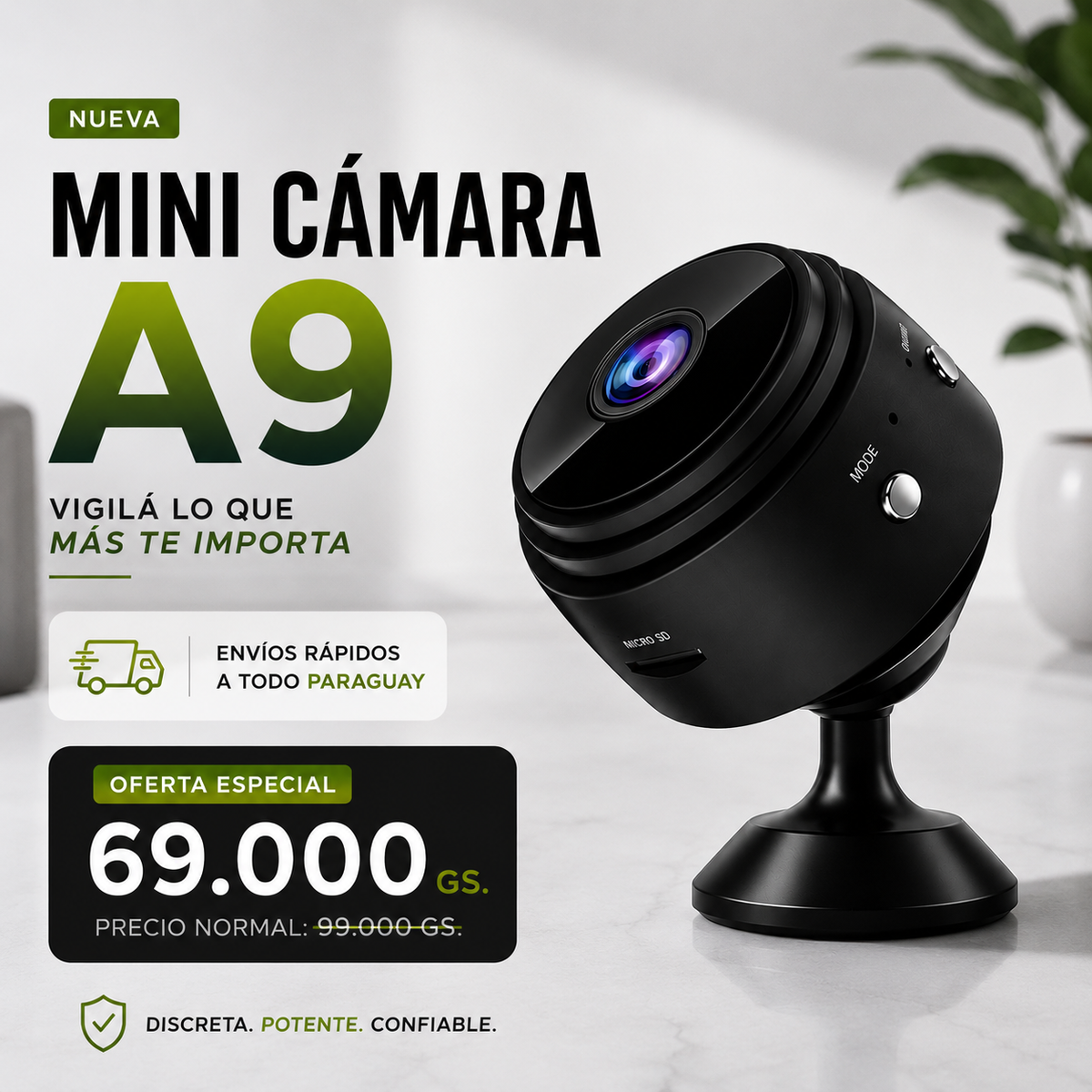 ™ l Cámara espía de alta resolución 1080P