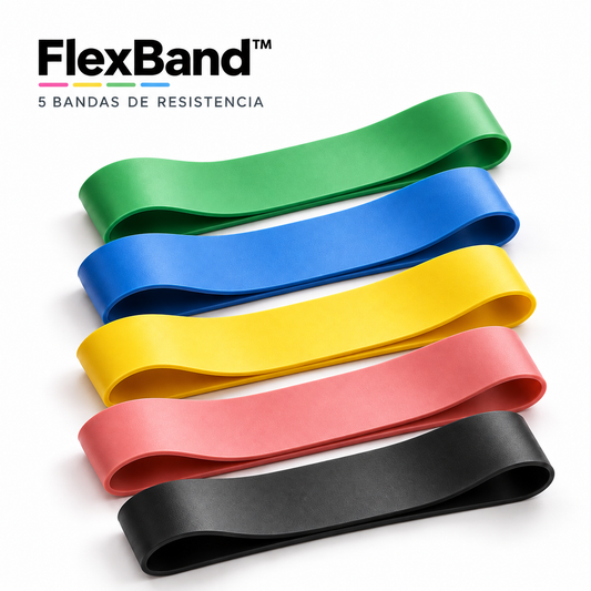FlexBand™ Set de 5 Bandas de Resistencia